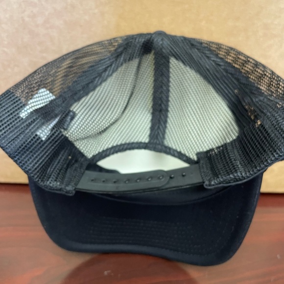 Creators Inc Athletic Dept Trucker Hat Foam Mesh Snapback Rope Cap Black White - Picture 3 of 6